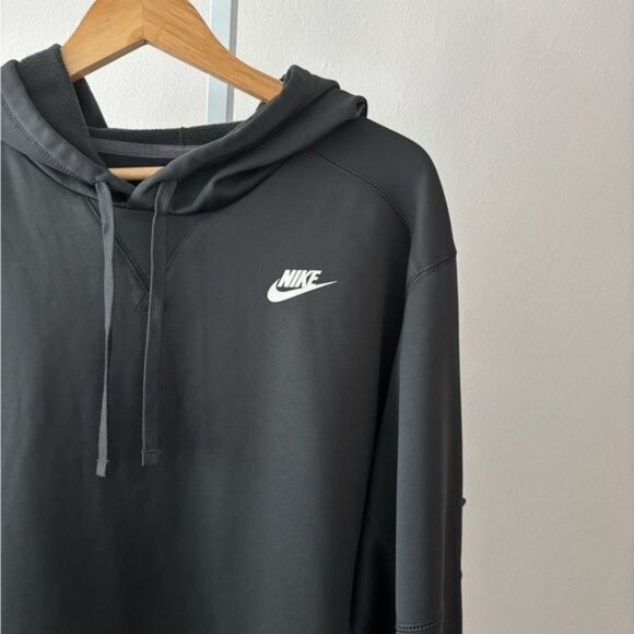 Nike Therma Fit Hoodie Men’s Size XL Black Kangaroo Pocket Streetwear Athleisure - Picture 12 of 12